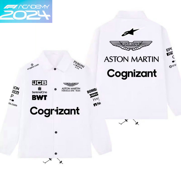 2024 Veste BWT Aston Martin Cognizant F1 Team Surchemise Hiver Homme